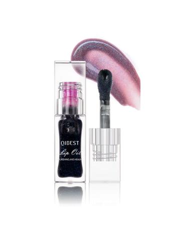 Unyoke Magic Color Changing Lip Gloss Hydrating Lip Gloss Oil Plumping Shiny Lip Balm Warm Color Changing Hydrating Lip Gloss Lip Balm Transparent Lip Care Long Lasting Moisturizing Lip Oil(05#)
