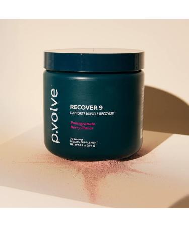 PVOLVE Recover 9 - Reduce Muscle Soreness with 9 Essential Amino Acids & Antioxidant Pomegranate Extract | International Shipping Available - Buy Online on GoSupps.com