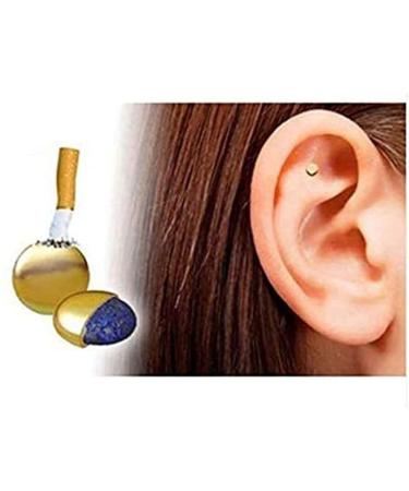 Koguxuix 2PCS Magnetic Therapy Quit Stop Smoking Smoke Magnet Magnetic Therapy Ear Auricular Loss Weight Acupressure for Women Men