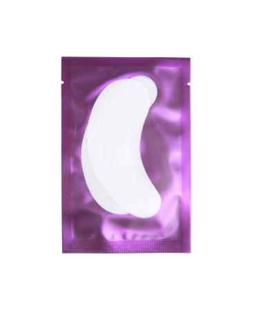 Florica 50 Pair Lint-Free Eye Pads for Eyelash Extensions - Hydrogel Gel Patches & Eye Masks (Purple) - Buy Online on GoSupps.com