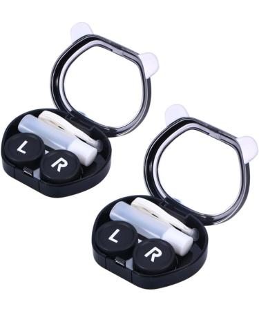 Buy SOLUSTRE 4-Piece Cartoon Contact Lens Case | Lens Container & Storage Box for Safe Travel - Order Internationally! - Buy Online on GoSupps.com