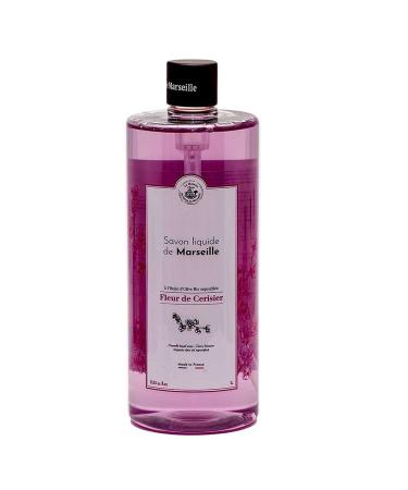La Maison du Savon de Marseille French Liquid Soap Hand Wash Cherry Blossom 1 Litre