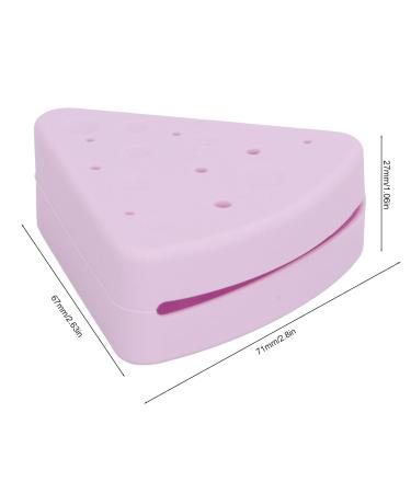 Portable Powder Puff Box | Dustproof Triangle Storage for Home & Travel - Double Sided Ventilation - Buy Online on GoSupps.com