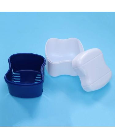 HEALIFTY Denture Box Case for False Teeth with Sink - Blue | Durable & Stylish Storage Solution for International Shippers - Buy Online on GoSupps.com