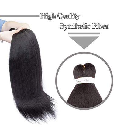 65cm Dark Brown Braids Extensions - Afro Crochet Twist Hair Anti-Stretched Synthetic Fibers 90g Bundle - Buy Online on GoSupps.com