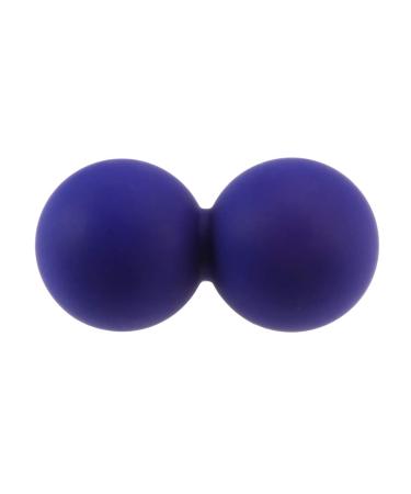 Homsfou acupressure peanut-lacrover answer football foot massage massage roller curler curler made of foam for hair peanut massage double massage fitness foot sole relaxation ball medium blue