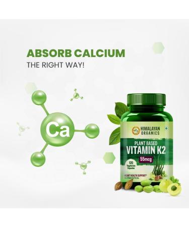 Generic Plant-Based Vitamin K2 Supplement Supports Stronger Bone & Heart Health - 120 Veg Capsules - Buy Online on GoSupps.com