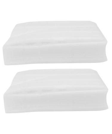Mikikit 2pcs Egg Tray Fridge Egg Holder Kitchen Egg Holder Egg Carrier Pearl Cotton Household White Egg Rack