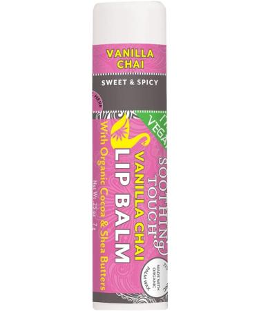 Soothing Touch Lip Balm - Vegan Vanilla Chai - Case of 12 - .25 oz