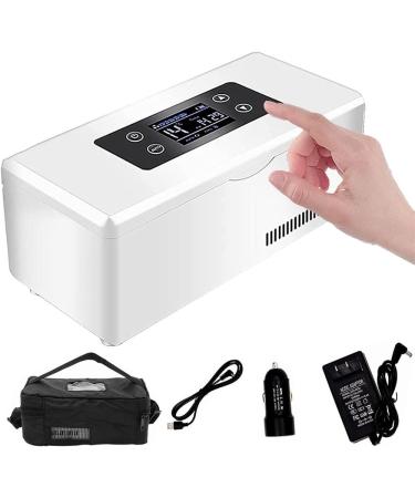 USB Insulin Cooler Travel Case Insulin Pen Travel Cooler Diabetic Box Portable Cooler Box Include Rechargeable Battery Mini Fridge Refrigerator (Color : 3battery)