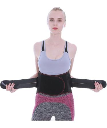 Lumbar Support Back Brace for Men Women 3D Waist Trainer for Lifting Back Pain Sciatica Scoliosis Herniated Disc Lower Back Straps Ergonomically (Color : Black Size : Medium) (Black X) - Buy Online on GoSupps.com