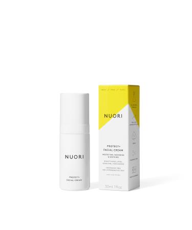 NUORI Protect + Facial Cream | For All Skin Types Including Hypersensitive Skin All Natural Fragrance Free 30 ml / 1 fl oz
