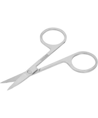 Eyebrow Scissors Stainless Steel Curved Blade Lightweight and Portable Suitable for Trimming False Eyelashes - Buy Online on GoSupps.com