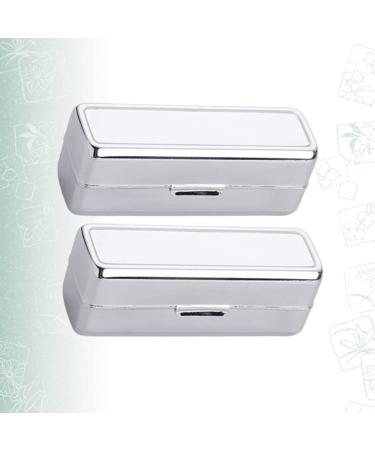 Minkissy 2pcs Lipstick Case with Mirror - Portable Metal Lipstick Holder & Cosmetic Organizer for Women - International Shipping Available - Buy Online on GoSupps.com