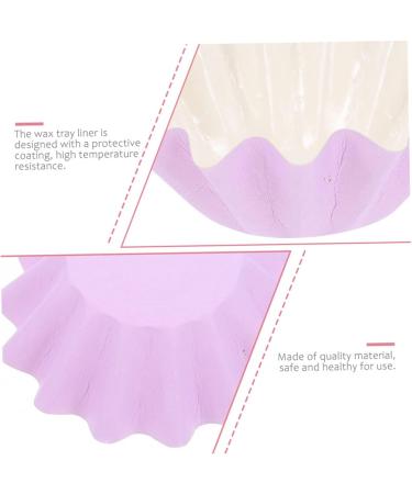 HOMSFOU 400 PCS Purple Paper Cups - Wax Scented Durable Pet Coated Ideal for Parties & Events - International Shipping Available - Buy Online on GoSupps.com