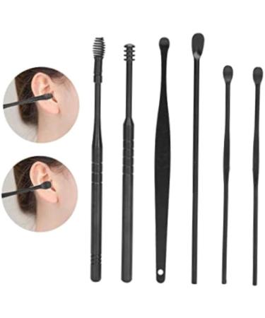 6-in-1 Stainless Steel Ear Pick Set for Gentle & Effective Ear Wax Removal - Reusable Tools with Storage Box - Buy Online on GoSupps.com