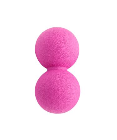 Magiclulu Massage ball for the body peanut foot massager Physical ball peanut-lacrosse-ball vibrating massage ball massage roller muscle knot ball deep scroll wheel medium rosy