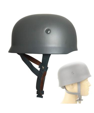 WWII Germany M38 Steel Paratrooper Helmet with Leather Liner Authentic Reproduction of War Time Original German Fallschirmjger Helmet