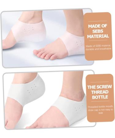 NOLITOY Height Increasing Insole Sock Pads - 2 Pairs Invisible Heel Pads for Men & Women | Comfort & Height Boost - Buy Online on GoSupps.com