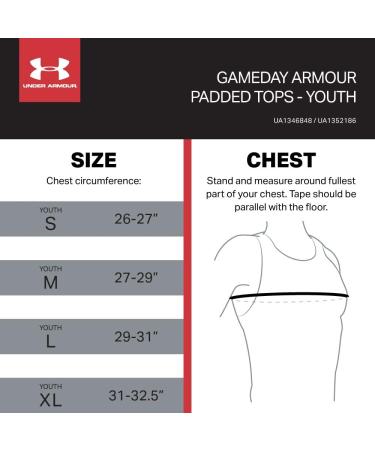 Under Armour Unisex Teen UA20420 Gameday Armour Pro 5-Pad Top for Youth | Lightweight Performance Gear - Buy Online on GoSupps.com