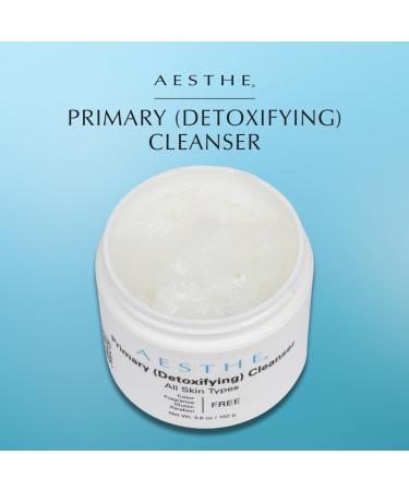 Aesthe Primary Cleanser - Moisturizing Makeup Remover & Cleanser for Normal to Dry Skin - Natural Fruit Extracts & Botanicals - Luxurious Facial Skincare 3.6 oz - International Shipping Available - Buy Online on GoSupps.com