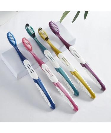 AD-BCRBgen Toothbrush - Super Hardy Bristles Cross Shape for Effective Dental Care | Combat Bacteria & Coffee Stains - Random Color - Buy Online on GoSupps.com