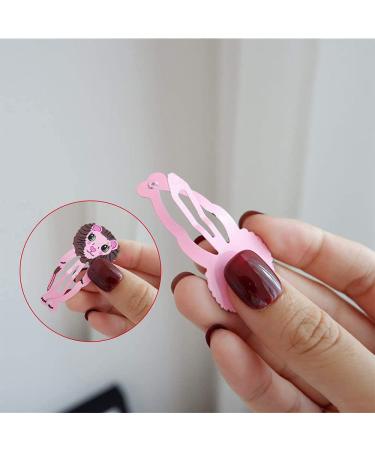 20 Couples Animal & Cartoon Hair Clips for Kids | Baby Girl Hair Accessories | Durable & Fun Designs - Buy Online on GoSupps.com