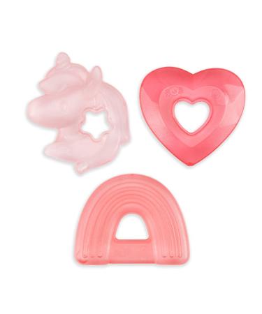 Itzy Ritzy Cutie Coolers Soothing Water-Filled Teethers 3+ Months Magical 3 Teethers