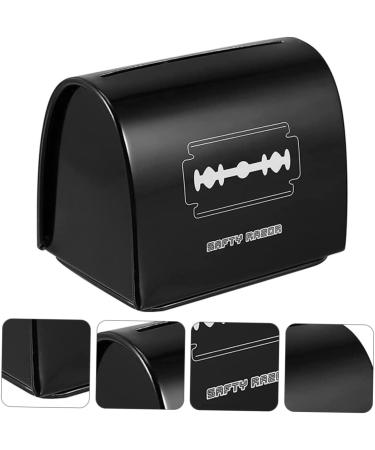 Minkissy Blade Recycling Box - Metal Razor Disposal Container for Milling Cutters & Manual Shavers - 6.5x6cm Black Storage Solution for Safe Disposal - Buy Online on GoSupps.com