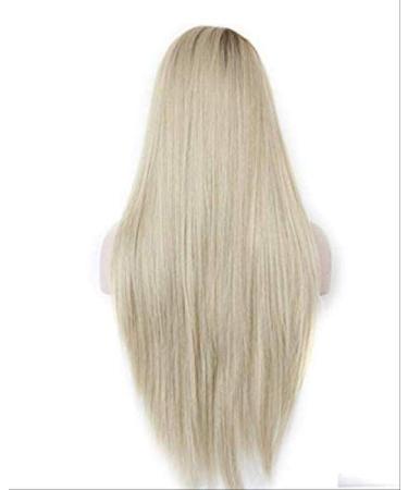 Buy BGHJUE Golden Short Hair Lace Wig | Premium Root Straight Hair Synthetic Wig Online - Buy Online on GoSupps.com
