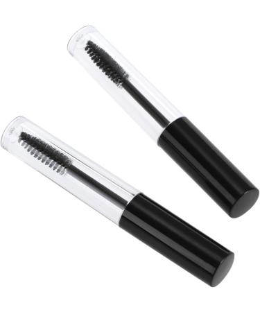 FOMIYES 12 Pcs Eyelash Brush Tube Empty Tube Refillable Mascara Tube Mascara Bottles and Wands Black - Buy Online on GoSupps.com