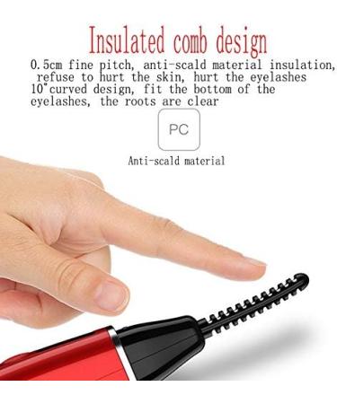 Tixqeaif Electric Eyelash Curler USB Charging LCD Display Heated Eyelash Curler(White) - Buy Online on GoSupps.com