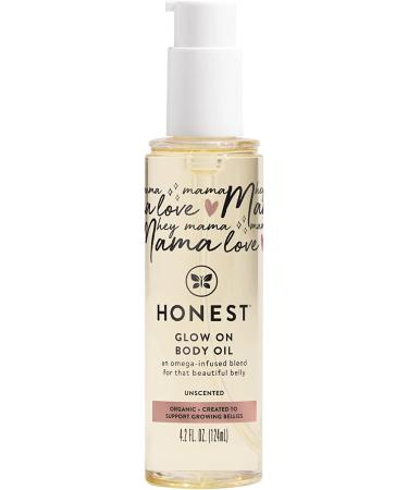 Buy Honest Company Glow On Unscented Body Oil 4.2 fl oz - Natural Hydration - Buy Online on GoSupps.com