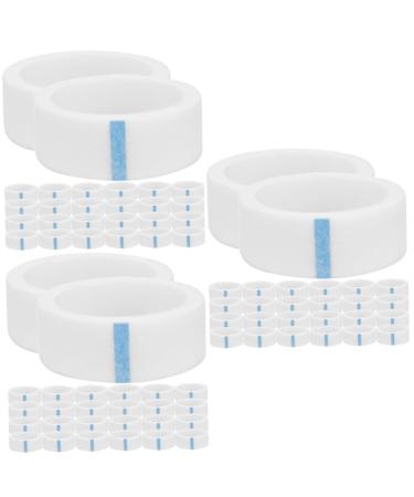 Mipcase 60 Rolls Eyelash Lifting Tapes Lash Supplies Adhesive Eyelash Tape Lash Extension Tape Lash Extension Makeup Tape White Tape Colored Tape Breathable Fake Eyelashes Non-woven Fabric