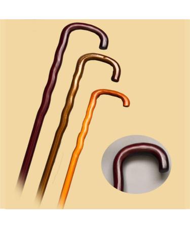 Solid Wooden Walking Cane Wood Canes Solid Wood Crutches Disabled&Elderly Lightweight Solid Walking Stick Men&Women Hiking Wood Canes for Family for Elderly Seniors Independence - Buy Online on GoSupps.com