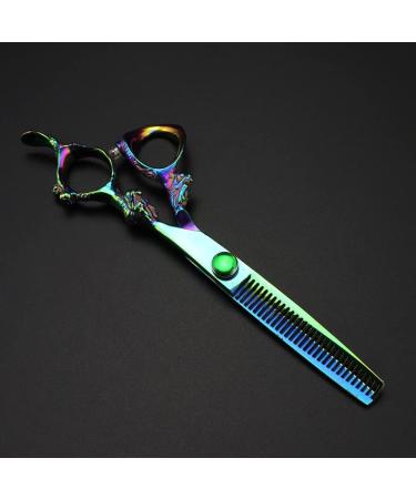 Hair Cutting Scissors 6 Inch Professional Japan 440c Steel Green Dragon Handle Hair Scissors Cutting Barber Haircut Thinning Shears Hairdresser Scissors Set - Buy Online on GoSupps.com
