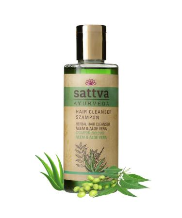Sattva Ayurveda Sattva Ayurveda Neem & Aloe Vera Hair Shampoo 210ml Paraben Free SLS