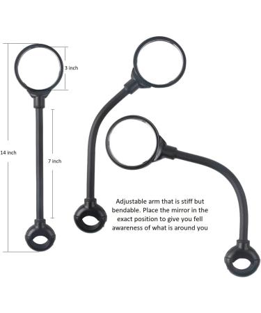 M-Wave Spy Flex Bicycle Mirror - Flexible 70mm Black - Perfect for Safe Cycling & International Shipping - Buy Online on GoSupps.com