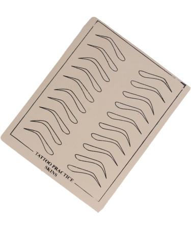 Beavorty 18 Sheets Eyebrow Microblading Skin Vehicle Grab Handles Eyebrow Training Skin Practice Skin - Buy Online on GoSupps.com