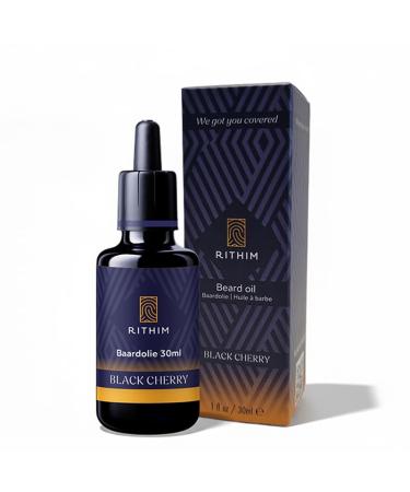Rithim Black Cherry Beard Oil 30 ml Beard Care Intense fragrance Sensitive skin Promotes beard growth with among other things black cumin & cherry seed oil