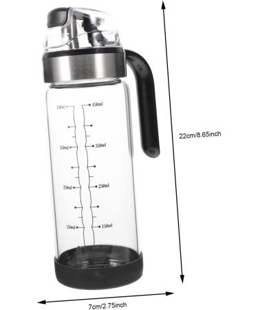 Zerodeko Soy Sauce Pot Soy Sauce Container 3pcs Automatic Opening and Closing Oiler 304 Stainless Steel Glass Oil Liquid Kitchen Vinegar Jars Glass Oil Dispenser 22X7X7CMx3pcs As Shownx3pcs - Buy Online on GoSupps.com
