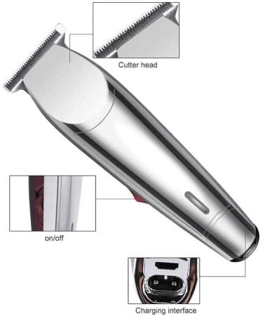 Buy Professional Retro Oil Hair Clipper Tool - Rechargeable Electric Clippers for Household Use | International Shipping - Buy Online on GoSupps.com