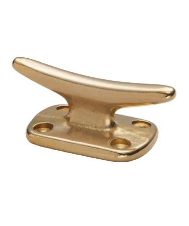 Whitecap Fender Cleat - Polished Brass - 2