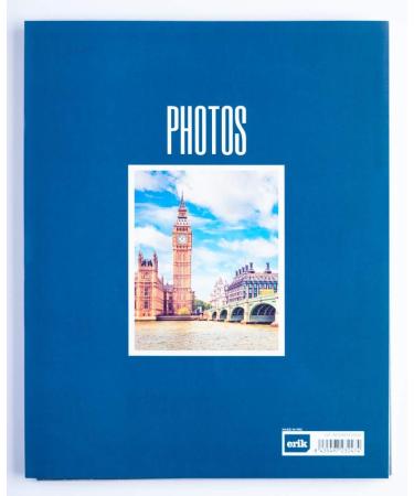 Grupo Erik Official London Photo Album - 7.8x5 Photo Album / 13x20 cm - Family Photo Album 96 Pockets - Friend Gifts Travel Gifts - Photo Albums 7.8x5 96 photos - Photo Album Slip In - Buy Online on GoSupps.com