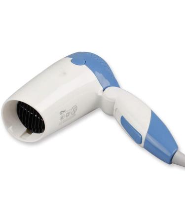 Travel Hair Dryer 1100W Folding Small Compact Hair Dryer with Nozzle 3 Speeds Overheat Protection for Home and Travel - Buy Online on GoSupps.com