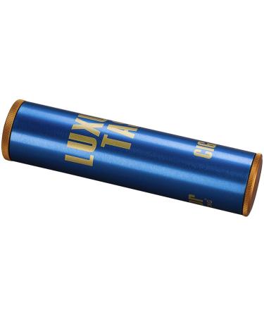Cigar Boxs Humidors Portable Cigar Case Humidor Travel Cigar Tube with Hygrometer and Humidifier Cigar Holder Hold 3-4 Cigars Blue 20X5Cm