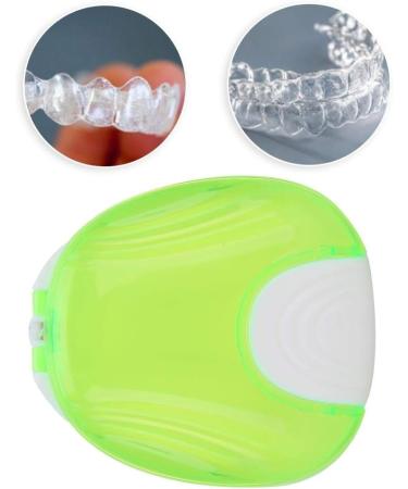 Buy Dnom Dose Children s Orthodontic Storage Box | Waterproof Portable Tooth Protector for School & Outdoor Use - Green - Buy Online on GoSupps.com