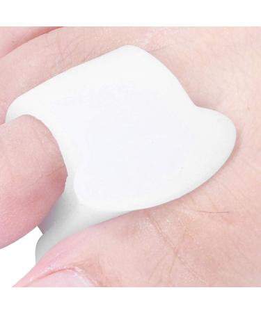 Washable Toe Separators Bunion Corrector 5 Pairs - Reduce Calluses, Relieve Pain - White - Buy Online on GoSupps.com