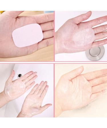 ZhangyiHot 200 pcs Multicolor Portable Soap Pouch Packaging for Kids Adults Students Traveling Hand Washing Scented Foaming Soap Paper Slices Slices Cleansers - Buy Online on GoSupps.com