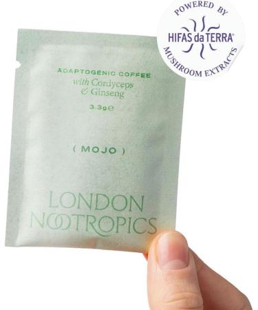 Bo te caf London Nootropics Mushroom | Caf adaptog ne Flow & Mojo | 12 sachets - Buy Online on GoSupps.com